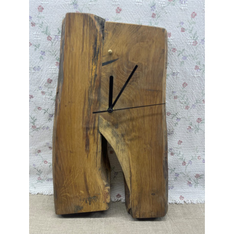 zegar z drewna dębowego 2